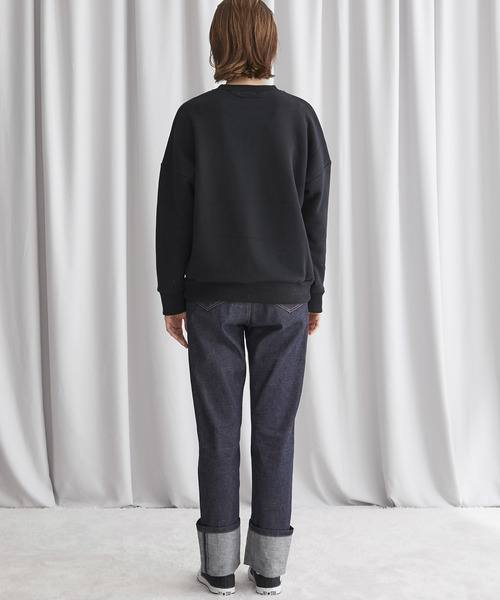 CLANE(クラネ)の「【CLANE(クラネ)】《STUDIOUS別注》転写プリントスウェットトップス(スウェット・レディース・ブラック・FREE)」の9枚目の写真