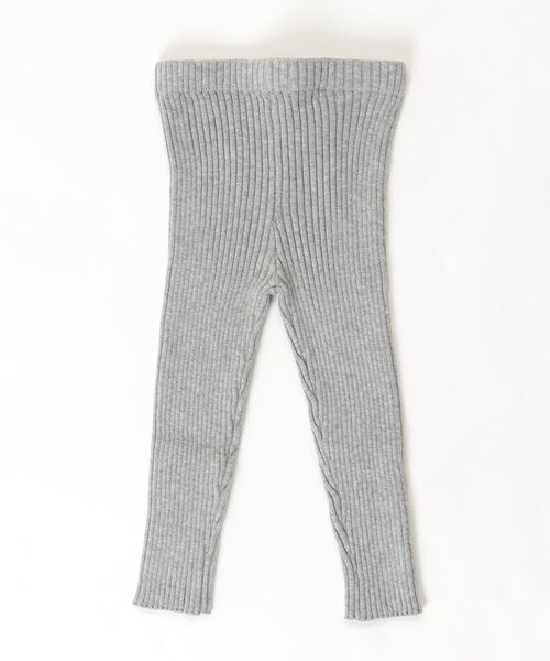 nino（ニノ）の「[80-120]リブレギンス ベーシックCOLOR（レギンス/スパッツ・キッズ・ブラック/グレー/モカ/オフホワイト・80ｃｍ/90cm/110cm/100cm/120cm）」の3枚目の写真