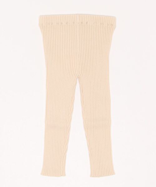 nino（ニノ）の「[80-120]リブレギンス ベーシックCOLOR（レギンス/スパッツ・キッズ・ブラック/グレー/モカ/オフホワイト・80ｃｍ/90cm/110cm/100cm/120cm）」の2枚目の写真