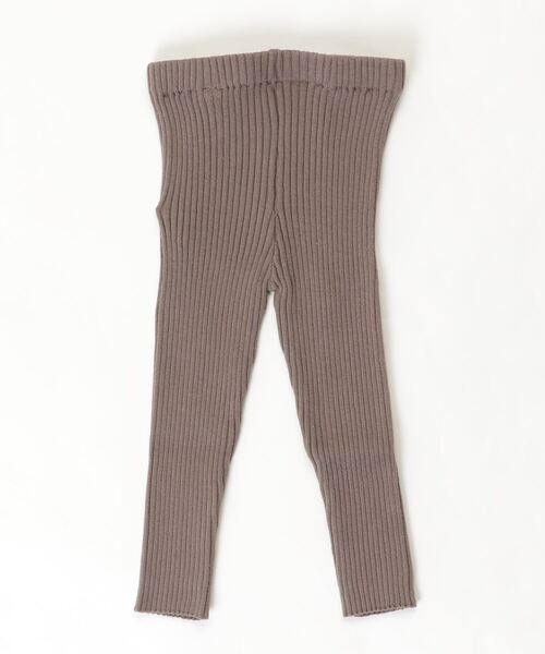 nino（ニノ）の「[80-120]リブレギンス ベーシックCOLOR（レギンス/スパッツ・キッズ・ブラック/グレー/モカ/オフホワイト・80ｃｍ/90cm/110cm/100cm/120cm）」の5枚目の写真