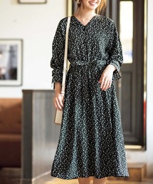 開衿シャツワンピース