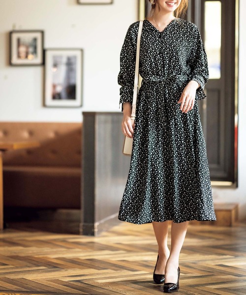 GeeRA（ジーラ）の「開衿シャツワンピース（シャツワンピース・レディース・ネイビー/その他/ベージュ・X-LARGE/XX-LARGE/MEDIUM/LARGE）」の12枚目の写真