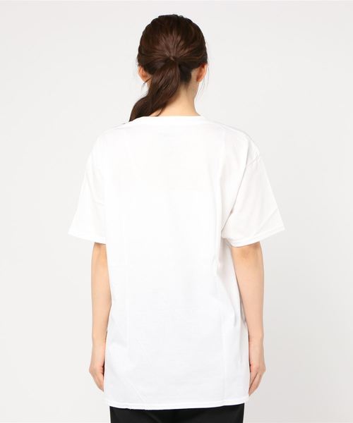 LEGENDA(レジェンダ)の「レジェンダ ベーシック クルーネックTシャツ / LEGENDA Basic Crew Neck T-Shirt(Tシャツ/カットソー・レディース・ブラック/ホワイト・S/M)」の5枚目の写真