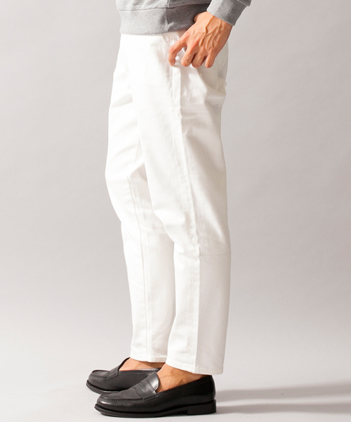 BEAUTY&YOUTH UNITED ARROWS（ビューティーアンドユースユナイテッドアローズ）の「BY ∴ デニム スラウチ テーパード 5ポケット パンツ ◆（デニムパンツ・メンズ・オフホワイト/ネイビー/ロイヤルブルー・MEDIUM/X-LARGE/LARGE/SMALL）」の6枚目の写真