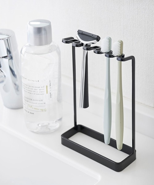 HIGHTIDE(ハイタイド)の「TOWER タワー 歯ブラシスタンド 5連(バス/トイレグッズ)」|ブラック