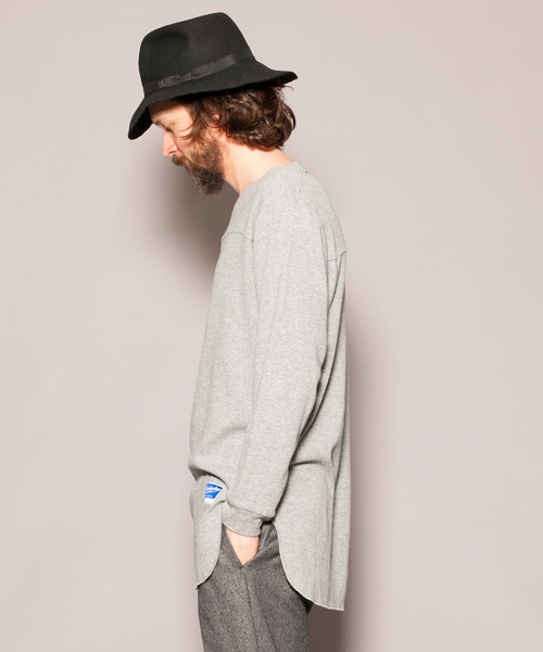 MONKEY TIME（モンキータイム）の「MT ∴ 40サーマル ロング Tシャツ（Tシャツ/カットソー・メンズ・ホワイト/ブラック/ライトグレー・MEDIUM/SMALL/LARGE）」の5枚目の写真