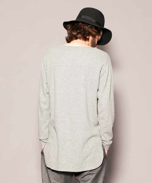 MONKEY TIME（モンキータイム）の「MT ∴ 40サーマル ロング Tシャツ（Tシャツ/カットソー・メンズ・ホワイト/ブラック/ライトグレー・MEDIUM/SMALL/LARGE）」の6枚目の写真