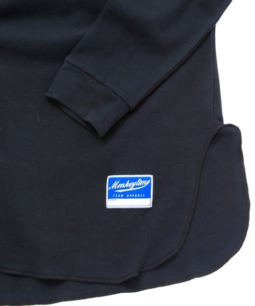 MONKEY TIME（モンキータイム）の「MT ∴ 40サーマル ロング Tシャツ（Tシャツ/カットソー・メンズ・ホワイト/ブラック/ライトグレー・MEDIUM/SMALL/LARGE）」の8枚目の写真