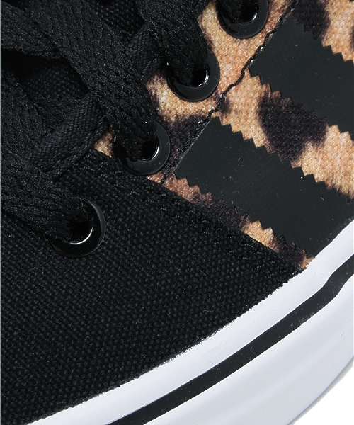 adidas Originals（アディダスオリジナルス）の「ウィメンズ アディダス アドリア レオパード adidas ADRIA LO W M25542（スニーカー・レディース・ブラック・24.5cm/23cm/24cm/23.5cm）」の5枚目の写真