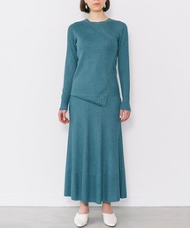 JANESMITH（ジェーンスミス）の「JANESMITH ジェーンスミス / LAYERED CREW NECK KNIT レイヤードクルーネックニット / 20WKN-514L（ニット/セーター）」