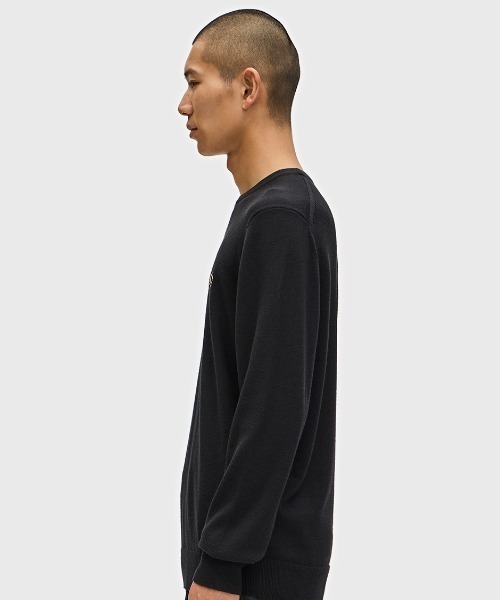 フレッドペリー　新品　黒 ニット セーター 長袖　ブラック　fredperry Classic V Neck Sweater／クラシックVネックニット（ニット