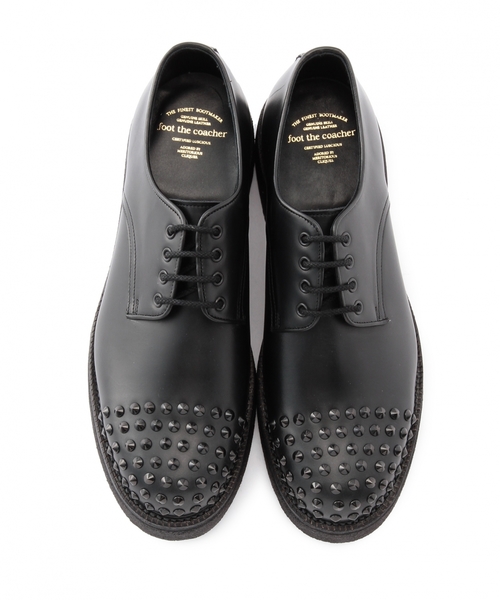 foot the coacher(フットザコーチャー)の「foot the coacher(フット・ザ・コーチャー) STUDDED●(その他シューズ・メンズ・ブラック・26.5cm/27cm/26cm/25.5cm/25cm)」の4枚目の写真