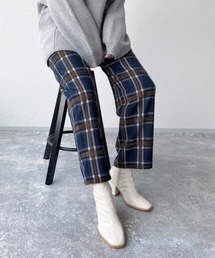 PAGEBOY | モールチェックストレートパンツ(その他パンツ)