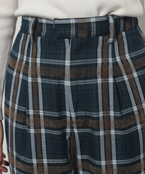 PAGEBOY（ページボーイ）の「モールチェックストレートパンツ（その他パンツ・レディース・グリーン系その他/ブルー系その他・SMALL/MEDIUM）」の9枚目の写真