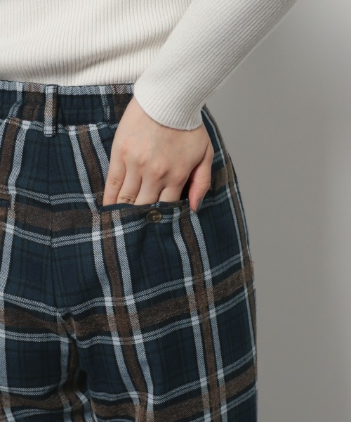 PAGEBOY（ページボーイ）の「モールチェックストレートパンツ（その他パンツ・レディース・グリーン系その他/ブルー系その他・SMALL/MEDIUM）」の12枚目の写真