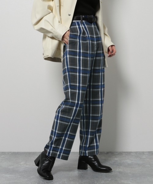 PAGEBOY（ページボーイ）の「モールチェックストレートパンツ（その他パンツ・レディース・グリーン系その他/ブルー系その他・SMALL/MEDIUM）」の17枚目の写真