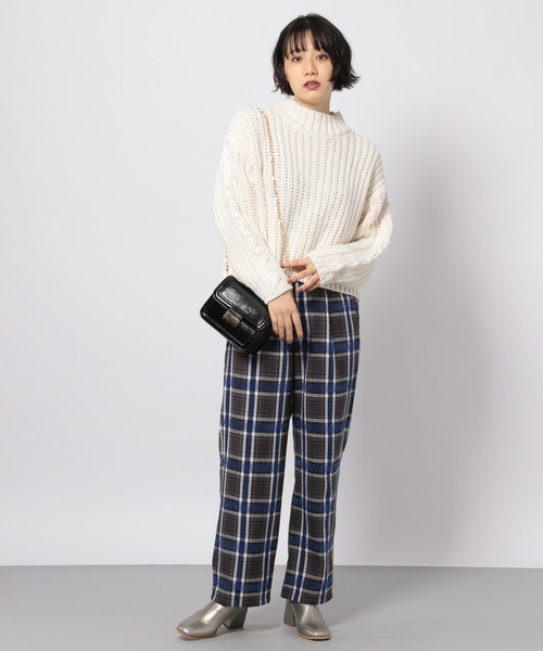 PAGEBOY（ページボーイ）の「モールチェックストレートパンツ（その他パンツ・レディース・グリーン系その他/ブルー系その他・SMALL/MEDIUM）」の18枚目の写真