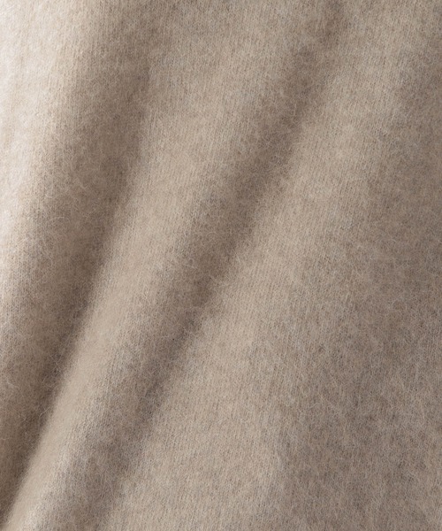 BAYFLOW（ベイフロー）の「ラクーンMIX Vネックニットプルオーバー（ニット/セーター・レディース・ライトブルー/ベージュ/パープル/マスタード/オレンジ/ネイビー・SMALL/MEDIUM）」の19枚目の写真