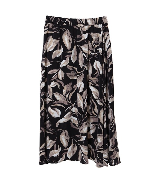 fifth（フィフス）の「ウエストゴムフラワーフレアスカート（スカート・レディース・ホワイト/ブラック・MEDIUM）」の3枚目の写真