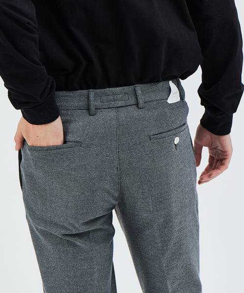 lideal（リデアル）の「LIDEAL PARTY ウール起毛 カルゼ テーパードパンツ（スラックス・メンズ・ブラウン/グレー・32/30/31/29）」の8枚目の写真