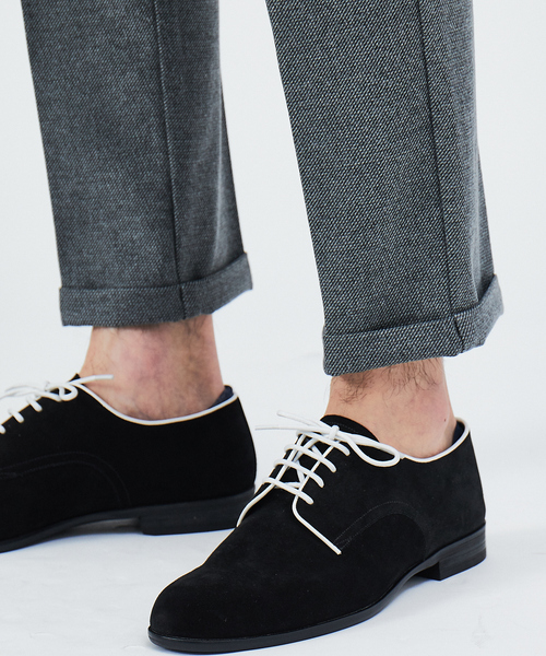 lideal（リデアル）の「LIDEAL PARTY ウール起毛 カルゼ テーパードパンツ（スラックス・メンズ・ブラウン/グレー・32/30/31/29）」の10枚目の写真