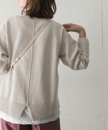 URBAN RESEARCH ROSSO | 【WEB限定】エクストラファインメリノバックスリットニット(ニット/セーター)