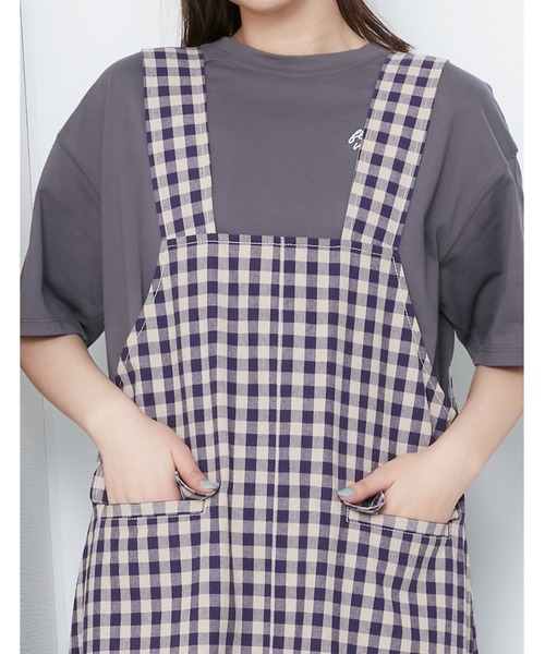 POU DOU DOU（プードゥドゥ）の「ジャンパースカート（ジャンパースカート・レディース・ブラック/パープル/ブルー・3）」の19枚目の写真