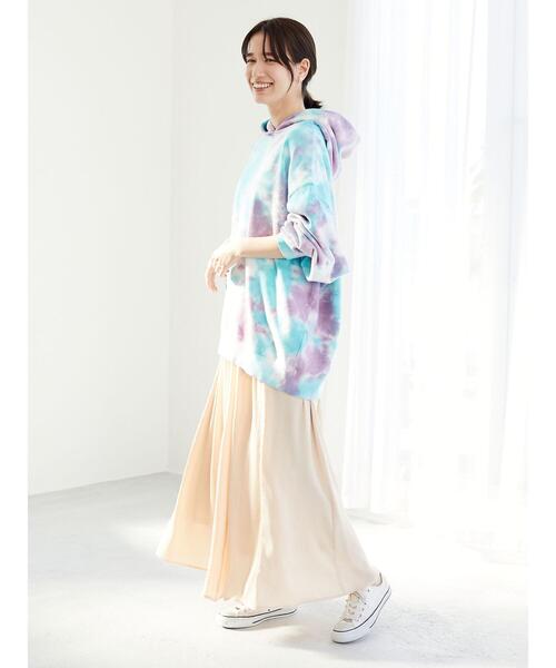 Sugar spoon（シュガースプーン）の「・SUGAR SPOON タイダイウラケパーカー＊（パーカー・レディース・ピンク/パープル/グリーン/ブルー・FREE）」の12枚目の写真