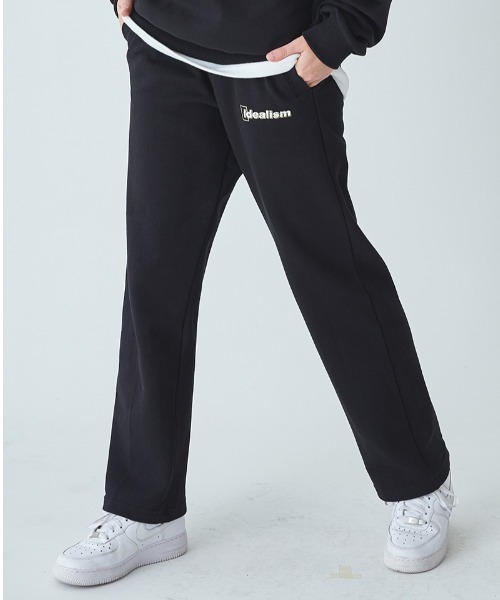 ACOVER(オコボ)の「『ACOVER/オコボ』IDEALISM WIDE SWEAT PANTS/ワイド スウェットパンツ(スウェットパンツ・レディース・グレー/ブラック・FREE)」の1枚目の写真