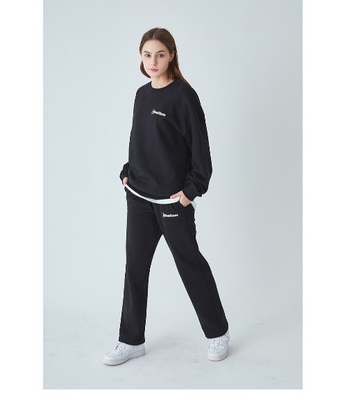ACOVER(オコボ)の「『ACOVER/オコボ』IDEALISM WIDE SWEAT PANTS/ワイド スウェットパンツ(スウェットパンツ・レディース・グレー/ブラック・FREE)」の3枚目の写真