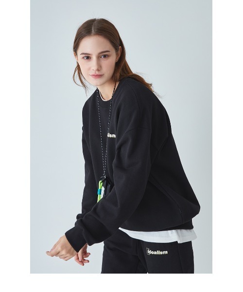 ACOVER(オコボ)の「『ACOVER/オコボ』IDEALISM WIDE SWEAT PANTS/ワイド スウェットパンツ(スウェットパンツ・レディース・グレー/ブラック・FREE)」の6枚目の写真