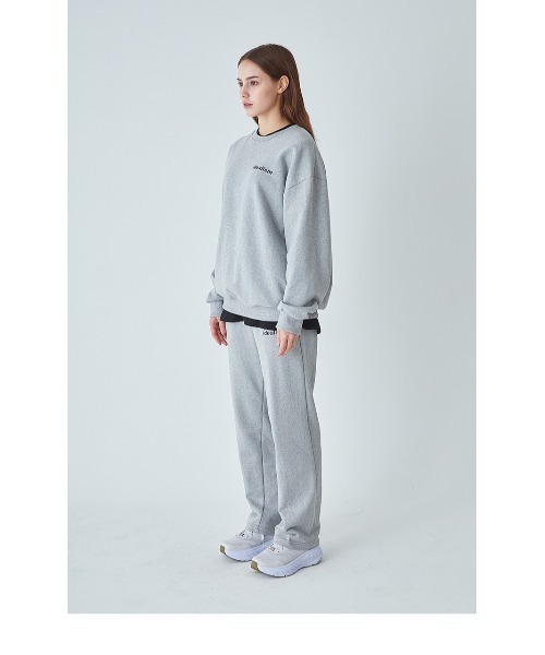 ACOVER(オコボ)の「『ACOVER/オコボ』IDEALISM WIDE SWEAT PANTS/ワイド スウェットパンツ(スウェットパンツ・レディース・グレー/ブラック・FREE)」の7枚目の写真