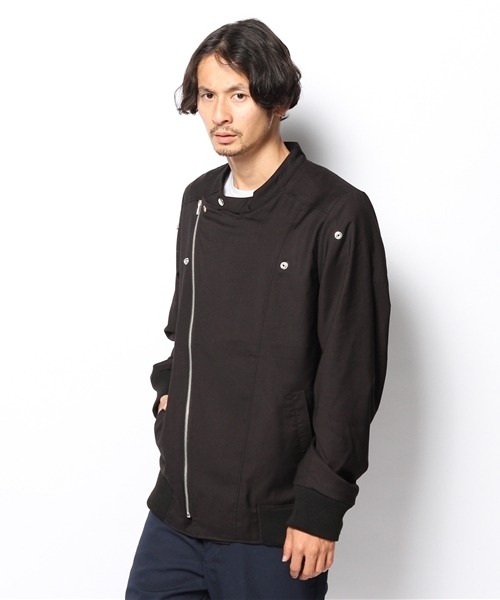 DAMMY(ダミー)の「DAMMY/ダブルライダースジャケット(ライダースジャケット・メンズ・ブラック・FREE)」の1枚目の写真