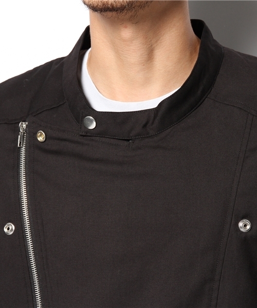 DAMMY(ダミー)の「DAMMY/ダブルライダースジャケット(ライダースジャケット・メンズ・ブラック・FREE)」の6枚目の写真