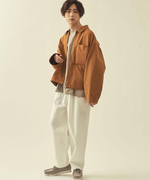 BEAUTY&YOUTH UNITED ARROWS(ビューティーアンドユースユナイテッドアローズ)の「<info. BEAUTY&YOUTH> バルーン スリーブ ブルゾン<br>(ブルゾン・メンズ・ライム/コバルトブルー/ホワイト/モカ・L/M)」の14枚目の写真