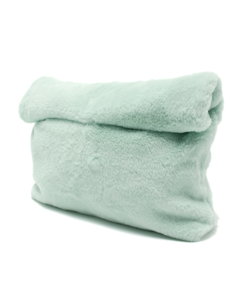 goocy（グースィー）の「ファーロールクラッチBag（クラッチバッグ・レディース・ブラック/アイボリー/ミント・FREE）」の4枚目の写真