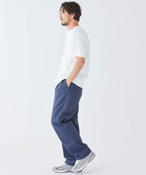 L.L.Bean(エルエルビーン)の「ケアフリー・アンシュリンカブル・ティ、半袖 ヘンリー ジャパン・フィット(Tシャツ/カットソー・メンズ・ホワイト/ブラック/ネイビー/ヘザーグレー/ネイビー系/グレイッシュブルー/ヘザーチャコール・SMALL/MEDIUM/LARGE/X-LARGE/XX-LARGE)」の20枚目の写真