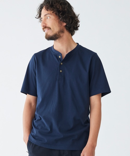 ケアフリー・アンシュリンカブル・ティ、半袖 ヘンリー ジャパン