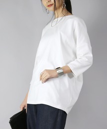 and it_（アンドイット）の「ボートネックコクーンプルオーバー（Tシャツ/カットソー）」