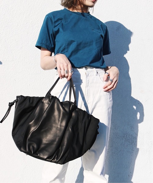 atneK(アトネック)の「【atneK】ナイロンギャザートート(トートバッグ・レディース・ブラック・FREE)」の13枚目の写真