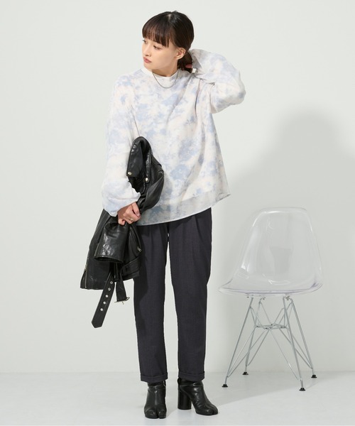 M nort(エムノート)の「【わたなべ麻衣プロデュース】タイダイシアーブラウス(シャツ/ブラウス・レディース・ライトピンク・FREE)」の7枚目の写真