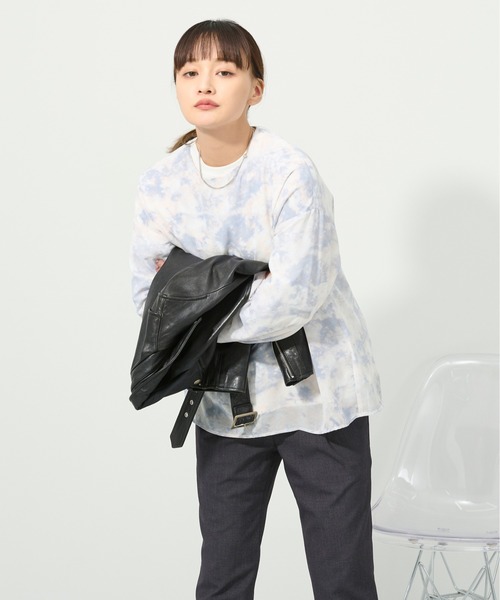 M nort(エムノート)の「【わたなべ麻衣プロデュース】タイダイシアーブラウス(シャツ/ブラウス・レディース・ライトピンク・FREE)」の5枚目の写真