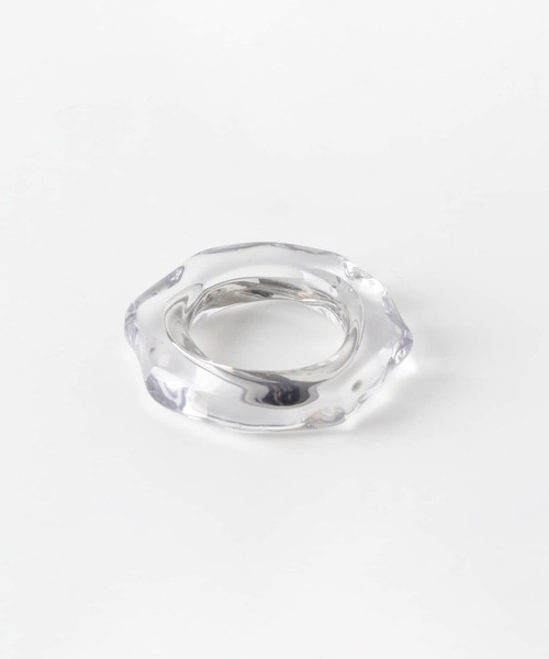 KBF+（ケービーエフプラス）の「KBF+　メタルドッキングクリアリング（リング・レディース・シルバー/ゴールド・ONE）」の2枚目の写真