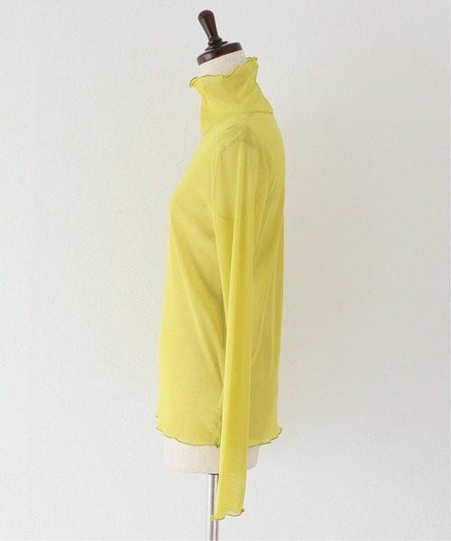 JOURNAL STANDARD（ジャーナルスタンダード）の「シアーネットハイネックプルオーバー5（Tシャツ/カットソー・レディース・ライトグレー/イエロー/アイボリー/ピンク・FREE）」の19枚目の写真