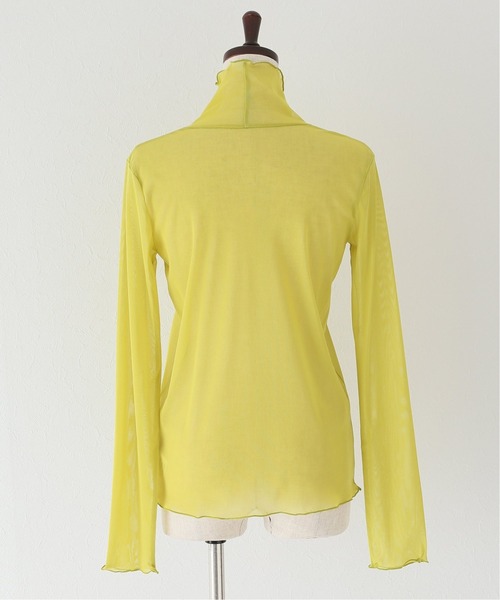 JOURNAL STANDARD（ジャーナルスタンダード）の「シアーネットハイネックプルオーバー5（Tシャツ/カットソー・レディース・ライトグレー/イエロー/アイボリー/ピンク・FREE）」の9枚目の写真