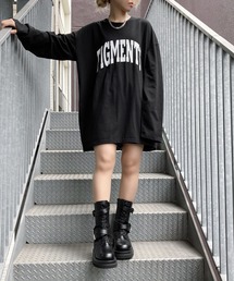Figments | カレッジロゴロンT(Tシャツ/カットソー)