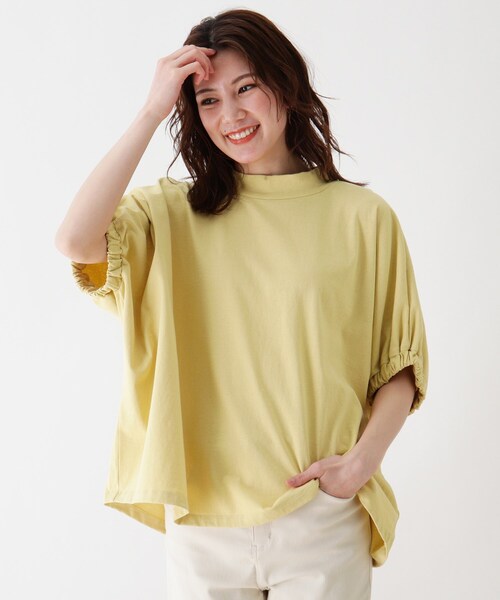 SHOO・LA・RUE（シューラルー）の「◆プチハイネックプルオーバー（Tシャツ/カットソー・レディース・ブラック/イエロー/ライトパープル/ホワイト系/ブラック系2/ネイビー系6・00）」の6枚目の写真