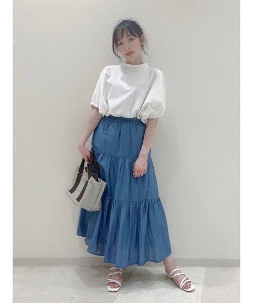 SHOO・LA・RUE（シューラルー）の「◆プチハイネックプルオーバー（Tシャツ/カットソー・レディース・ブラック/イエロー/ライトパープル/ホワイト系/ブラック系2/ネイビー系6・00）」の8枚目の写真