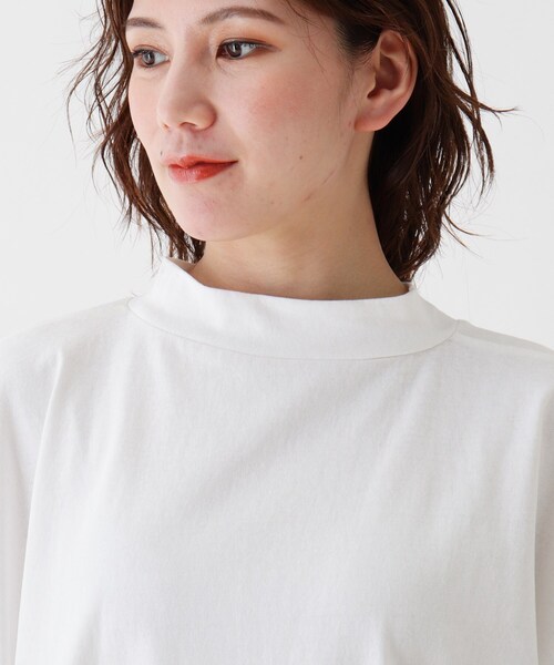 SHOO・LA・RUE（シューラルー）の「◆プチハイネックプルオーバー（Tシャツ/カットソー・レディース・ブラック/イエロー/ライトパープル/ホワイト系/ブラック系2/ネイビー系6・00）」の13枚目の写真