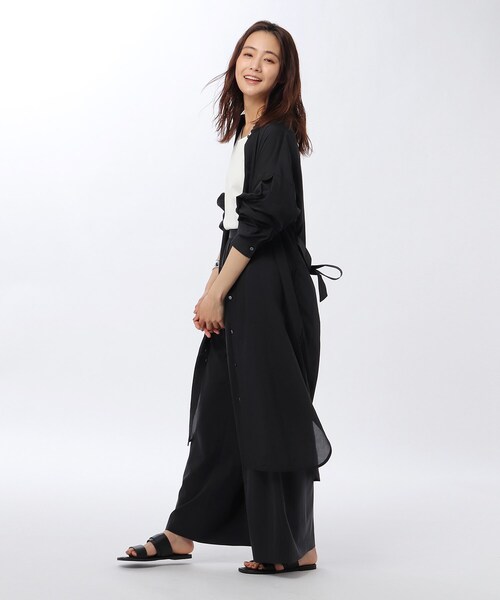 L シアーシャツワンピース ワンピース Untitled アンタイトル のファッション